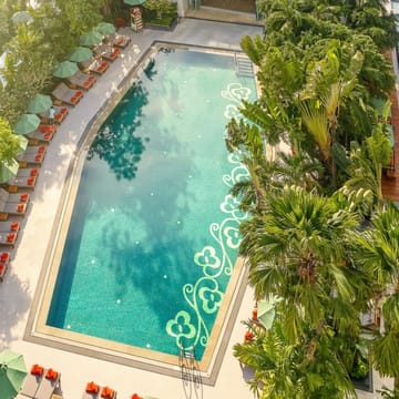 Thailand Bangkok mandarin oriental Bangkok pool