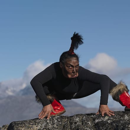 Gr&oslash;nland Maske danser in Nuuk