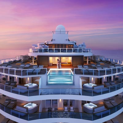 Norwegian Viva krydstogtskibet – Haven sundæk med pool