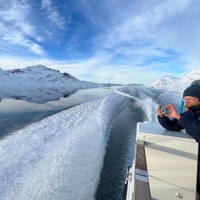 Gr&oslash;nland Nuuk, Fotograf, Natur, Snelandskab, Udsigt, B&aring;d 