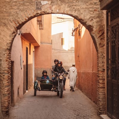 Marokko Marrakesh Sidecar