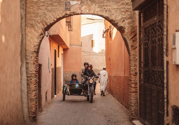 Marokko Marrakesh Sidecar