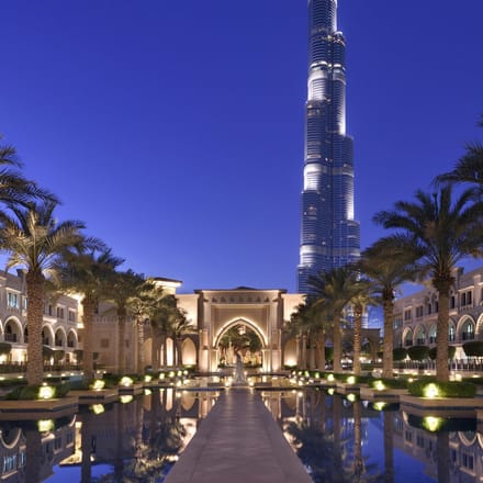 Dubai Palace Downtown Entrance