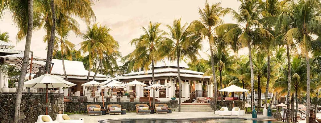 Rejser til Mauritius, Paradise Cove Boutique Hotel, Swimmingpoolen i haven