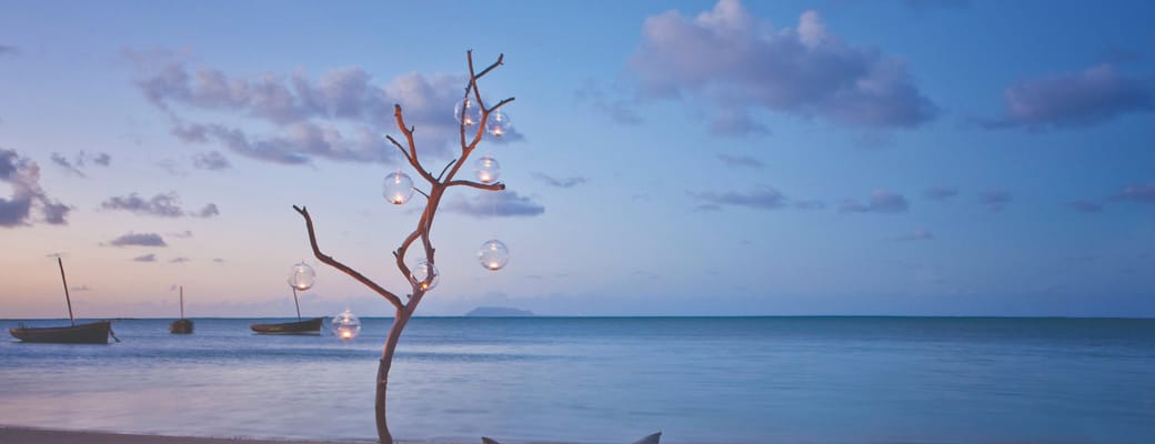 Rejser til Mauritius, Veranda Paul et Virginie Hotel and Spa, strand set up