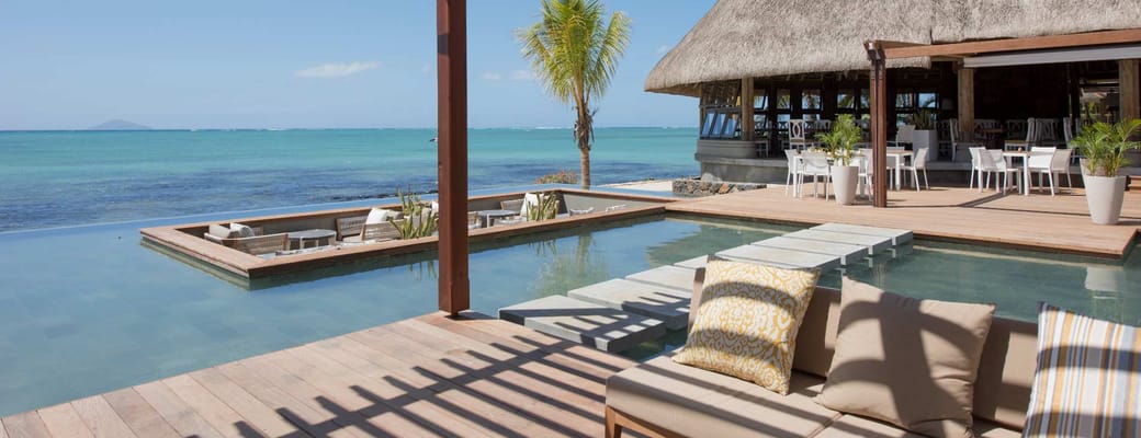 Rejser til Mauritius, Veranda Paul et Virginie Hotel and Spa, udsigt til havet