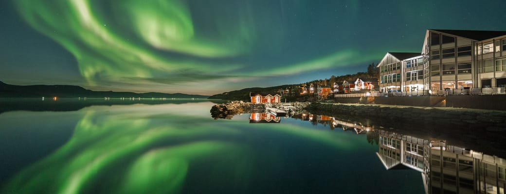 Norge Malangen Resort Northern Light