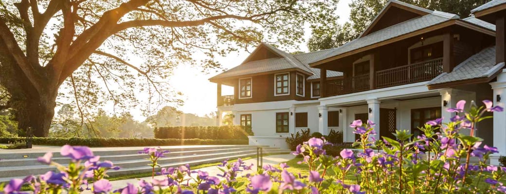 Thailand, Chiang Mai, Na Nirand Romantic Boutique Resort, Garden Area