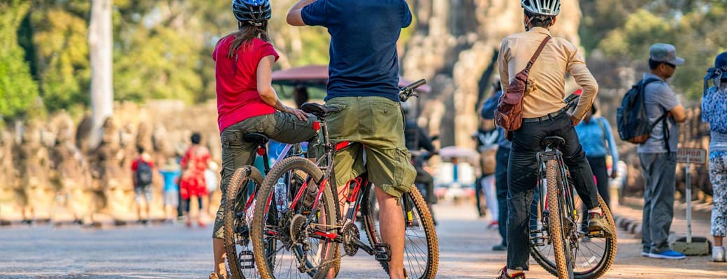 Cambodia, Siam Reap, Udflugt, Udforsk Angkor Wat på cykel