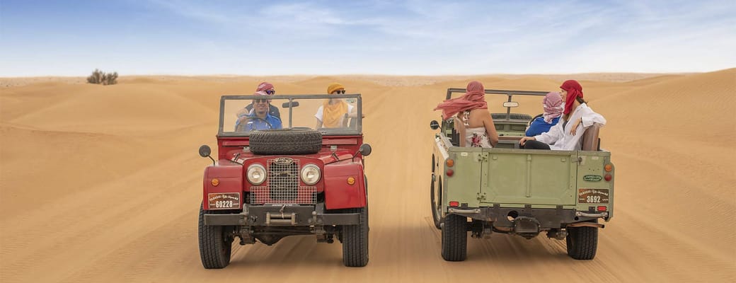 Dubai Ørken Safari i Land Rover
