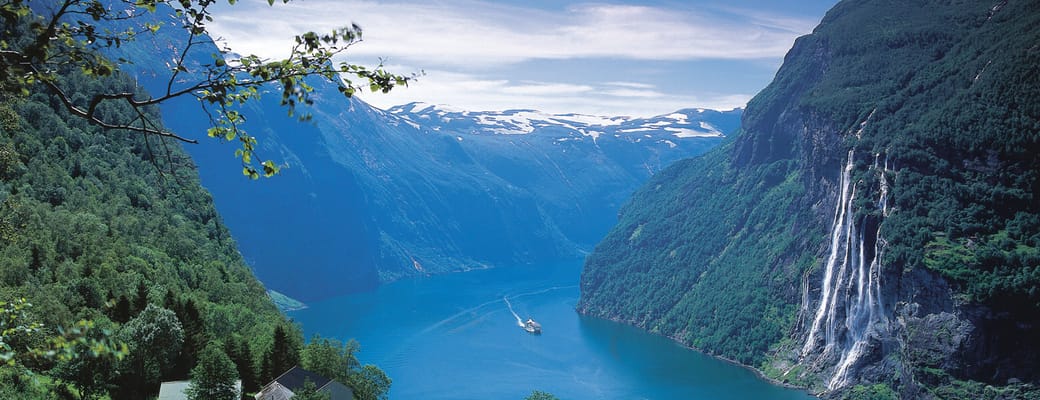 Geiranger fjorden, Norge