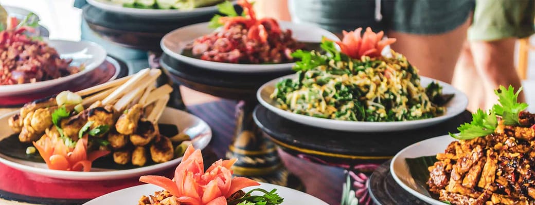 Indonesien Bali ubud balinesisk koekken mad