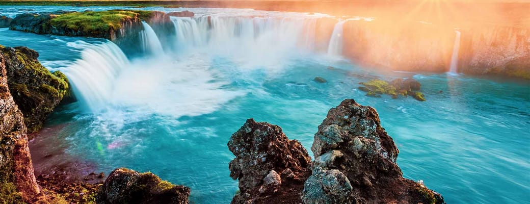 Godafoss vandfald Island