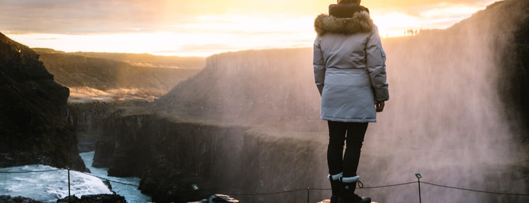 Island Sydisland Reykjavik den gyldne cirkel gullfoss2 udflugt
