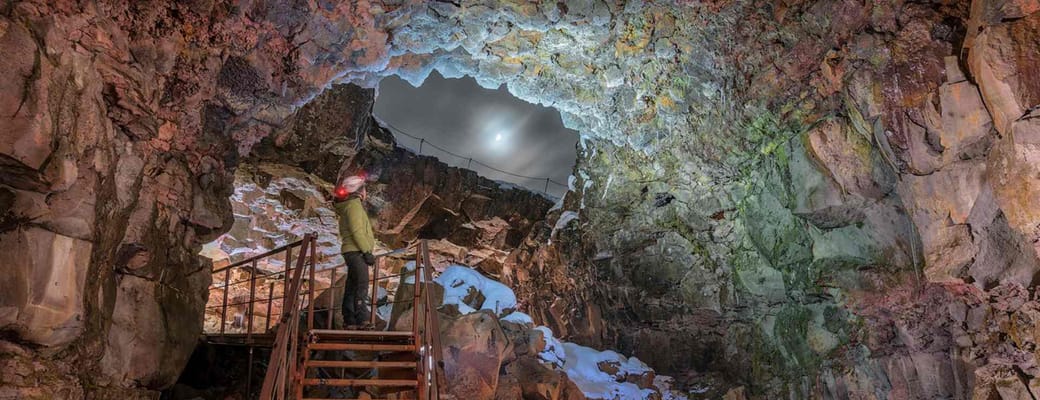 Island Sydisland Reykjavik lavatunnel5 udflugt