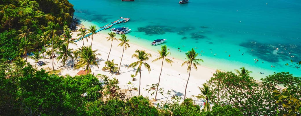 strand p&aring; koh samui thailand