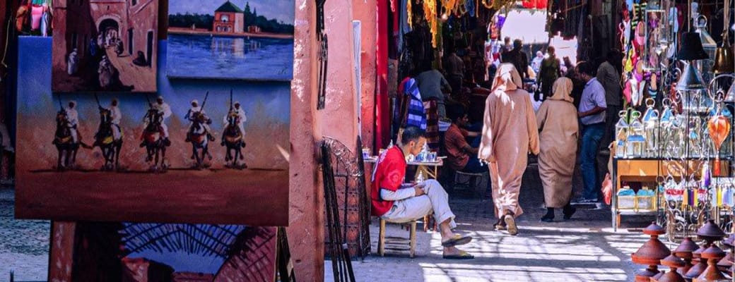 marrakech marked souk