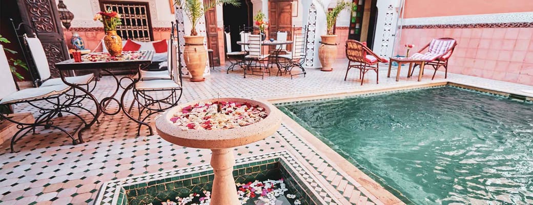 marokko riad pool