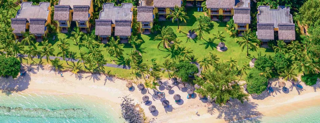 Rejser til Mauritius, Paradis Beachcomber Golf Resort & Spa, Værelserne ligger ofte tæt ved stranden