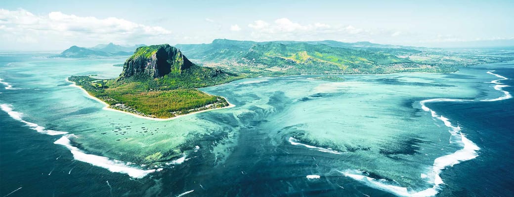 mauritius udsigt over oeen lemorne brabant bjerg