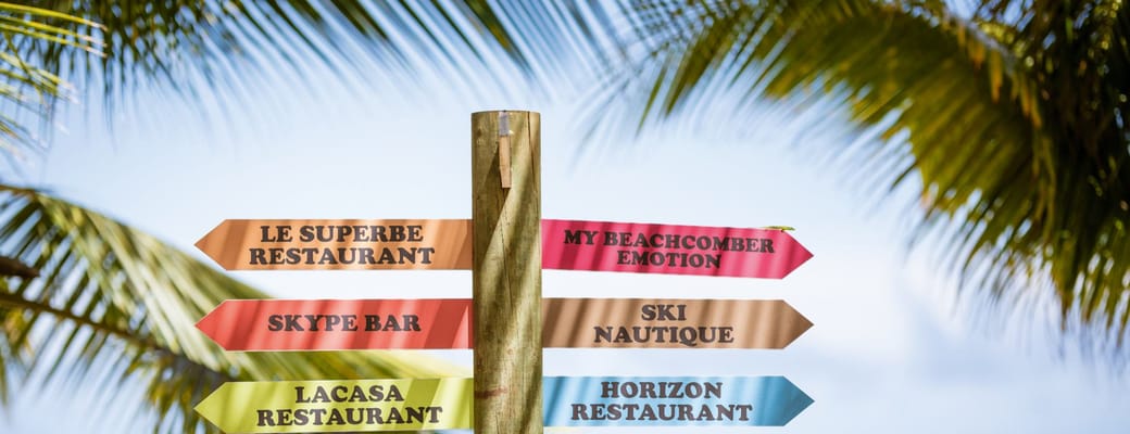 Rejser til Mauritius, Victoria Beachcomber Resort & Spa, Vejviser på Victoria Beachcomber
