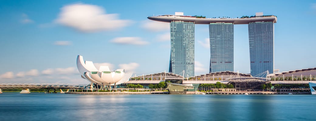 marina bay hotellet i singapore