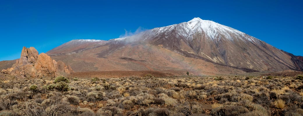 Spanien Tenerife teide national park teide bjerg med sne copy scaled