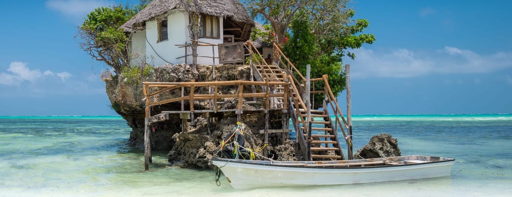 tanzania zanzibar restaurant the rock
