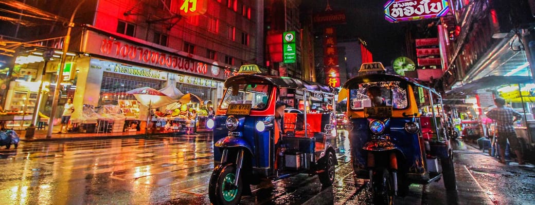 Thailand Bangkok tuk tuk nat uns gade
