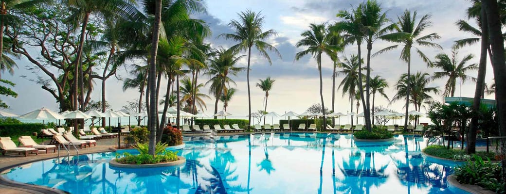Thailand, Hua Hin, Centara Grand Beach Resort & Villas, Pool Area