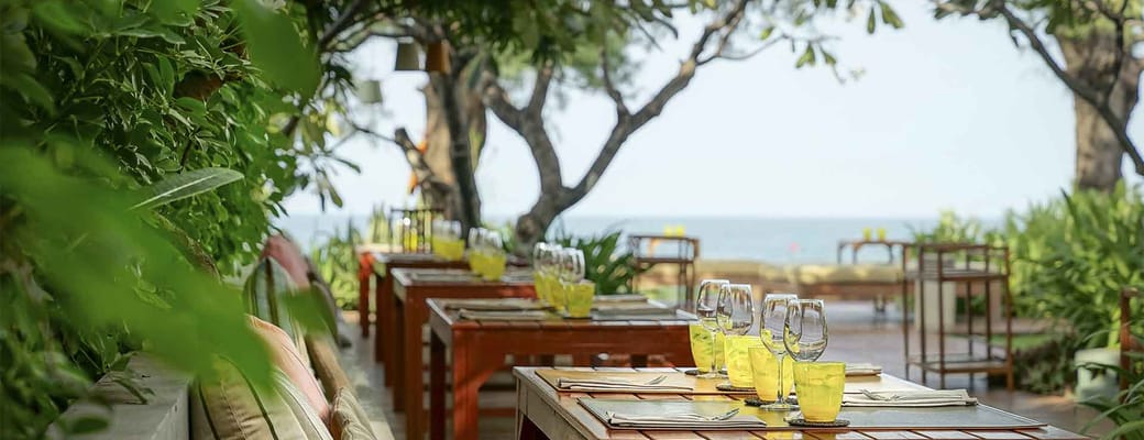Thailand, Hua Hin, Lets Sea Hua Hin Al Fresco, Dining Terrace