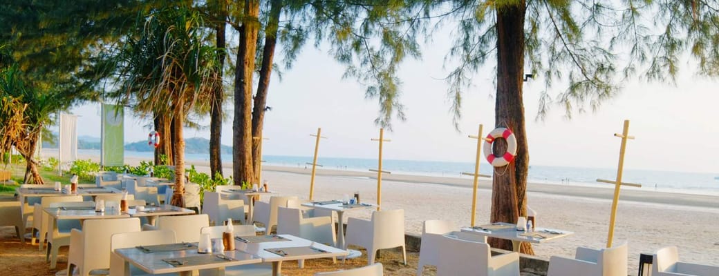 Thailand, Koh Lanta, Twin Lotus, Restaurant Beach