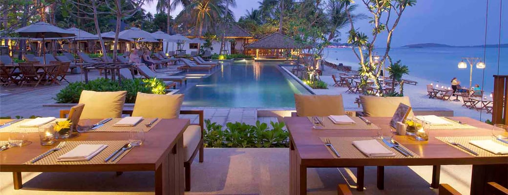 Thailand, Koh Samui, Banana Fan Sea Resort, Pool Omr&aring;de