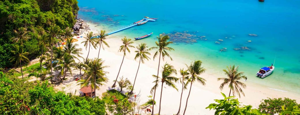 kajaktur i angting nationalpark koh samui thailand