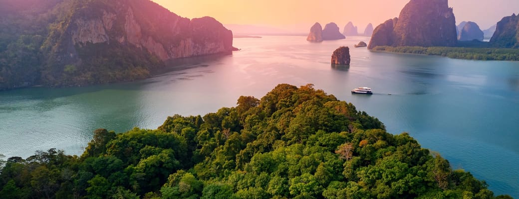Thailand phang udsigt solnedgang scaled