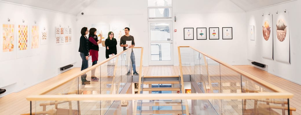 tour nuuk art museum. photo rebecca gustafsson greenland scaled