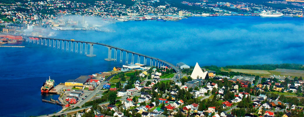 norge tromso panorama