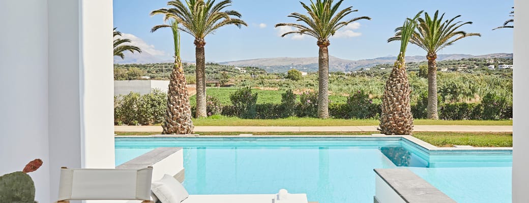 Grækenland, Kreta, Grecotel Lux Me White Palace, Swim Up Værelse Delt Pool
