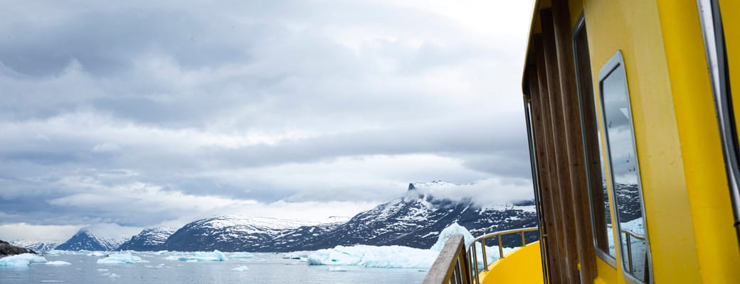 Gr&oslash;nland, Nuuk, Fjorsejlads