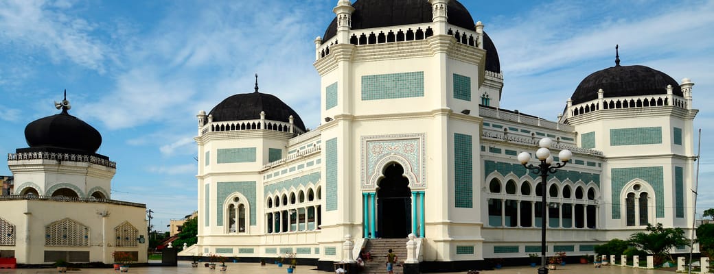 Indonesien grand mosque medan