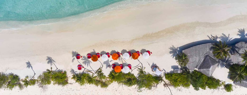 Rejser til Maldiverne, Finolhu Baa Atoll, Stranden ved Crab Shack