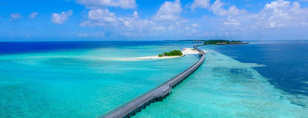 Rejser til Maldiverne, The Residence Maldives at Falhumaafushi, Broen mellem &oslash;erne 