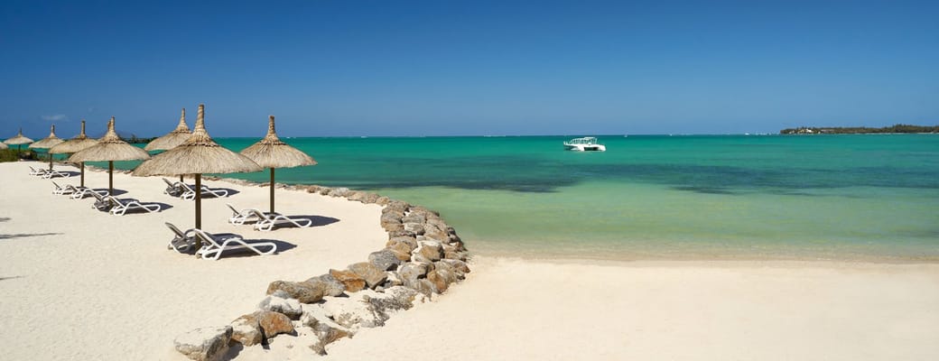Rejser til Mauritius, Lagoon Attitude, Strand på Lagoon Attitude