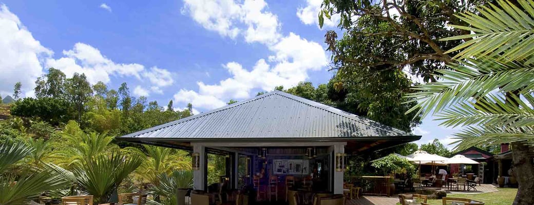 Rejser til Mauritius, Lakaz Chamarel Exclusive Lodge, Den hyggelige bar på Lakaz Chamarel