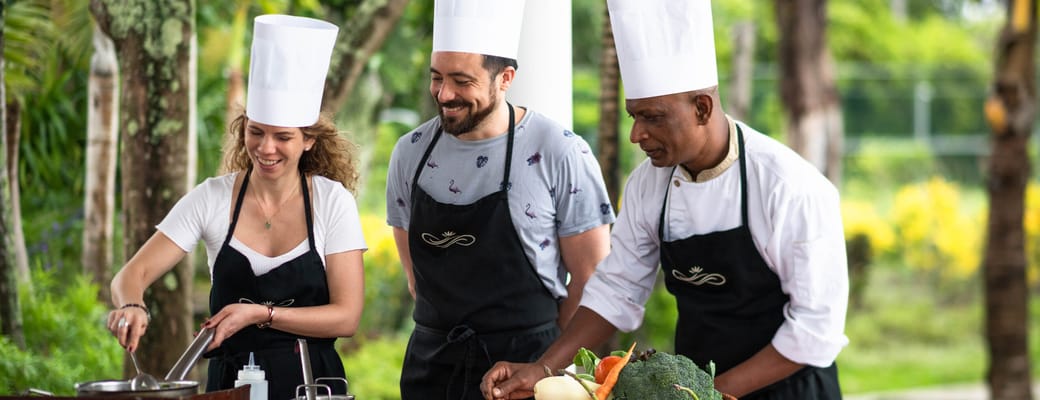 Rejser til Mauritius, The Residence Mauritius, Cooking Class med kokken