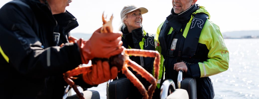 Norge Havila Kystruten Kirkenes Excursion King Crab Fishing In Rib