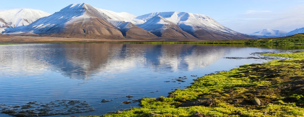 Norge svalbard golden autumn photo eveline lunde