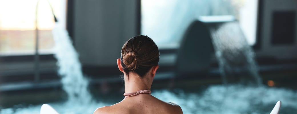Kvinde i spa på Hotel Fontsanta, mallorca