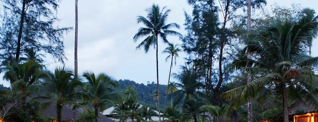 Thailand, Khao Lak, Bangsak Village, Pool Area