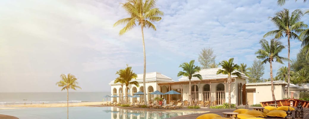 Thailand, Khao Lak, Devasom, Pool Pillows
